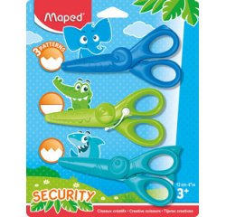 Set de ciseaux cranteurs KIDICRAFT, set de 3, blister