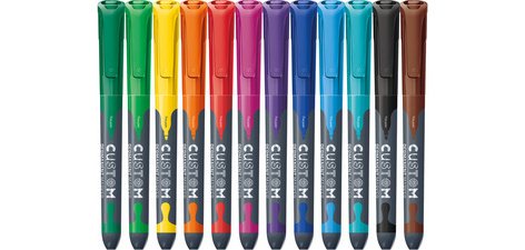 Marqueur permanent CUSTOM, étui de 12