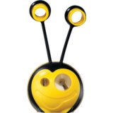 Taille-crayon double Croc Croc Universal, jaune/noir