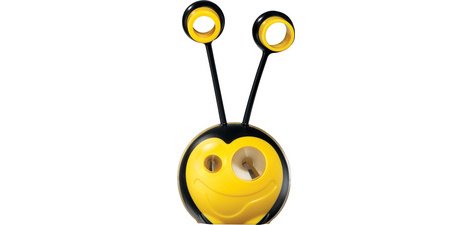 Taille-crayon double Croc Croc Universal, jaune/noir