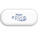 Gomme plastique Epure, ovale, blanc