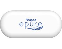 Gomme plastique Epure, ovale, blanc