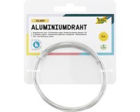 Fil de bricolage en aluminium, 1 mm x 5 m, argent