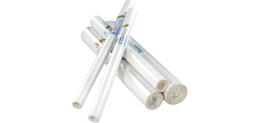 Film couvre-livres, 450 mm x 25 m,transparent