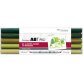 Tombow Marqueur ABT PRO, à base d'alcool, kit Green Colors