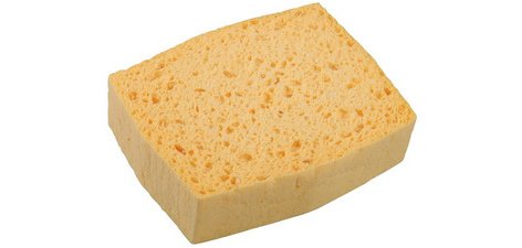 Eponge de voiture en viscose Performance, jaune