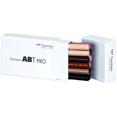 Tombow Marqueur ABT PRO, set de 12 Portrait Colors