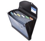 Trieur valisette Designer, A4+, 7 compartiments bleu