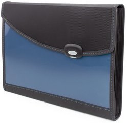 Trieur valisette Designer, A4, 7 compartiments bleu