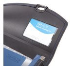 Trieur valisette Designer, A4+, 7 compartiments bleu