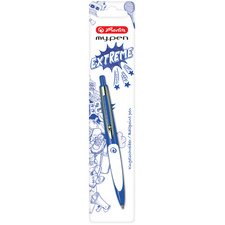 Balpen inklikbaar my.pen zwart/wit