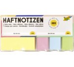 Notes repositionnables dans un distributeur, garni