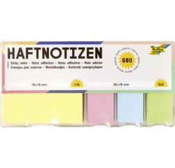 Notes repositionnables dans un distributeur, garni