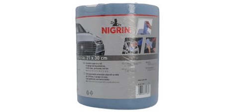 Rouleau de papier nettoyant, 2 couches, bleu