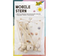Mobile étoile en bois