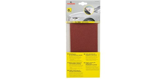 Papier émeri, ponçage intermédiaire, grain P100/150