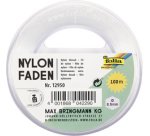 Fil nylon sur bobine, 0,5 mm x 100 m, transparent