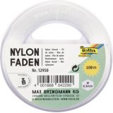 Nylon garen op spoel, 0,5 mm x 100 m, transparant