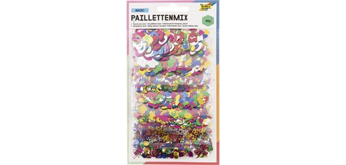 Mélange de paillettes ANNEE ENTIERE, 40 g, assorti