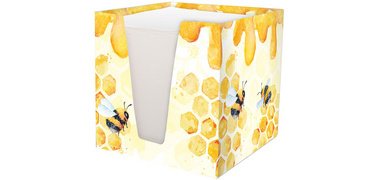 Bloc cube 'Skyline', carton rigide, garni