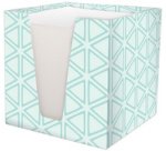 Bloc cube 'Mint', carton rigide, garni