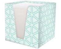 Bloc cube 'Mint', carton rigide, garni