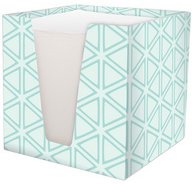 Bloc cube 'Mint', carton rigide, garni