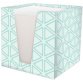 Bloc cube 'Mint', carton rigide, garni