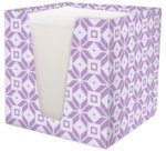 Bloc cube 'Berry', carton rigide, garni