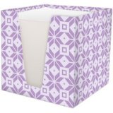 Bloc cube 'Berry', carton rigide, garni
