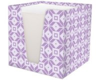 Bloc cube 'Berry', carton rigide, garni