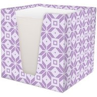 Bloc cube 'Berry', carton rigide, garni