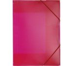 Chemise à élastiques, PP, A4, couleurs assorties