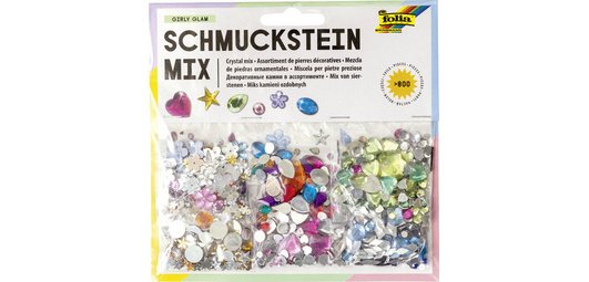Set de pierres décoratives FUN, plus de 800 pièces