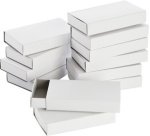Boîte d'allumettes 'grand format', uni, blanc