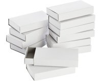 Boîte d'allumettes 'grand format', uni, blanc