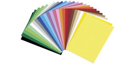 Papier de couleur, (L)500 x (H)700 mm, assorti