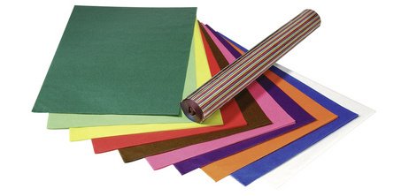 Transparentpapier, (l)700 mmx(L)1 m, 42 g/m2, sortiert