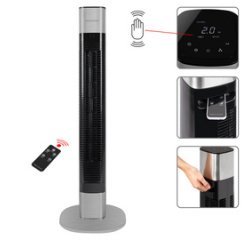 Ventilateur colonne PC-TVL 3068, argent/noir