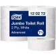 TORK Papier toilette grand rouleau Jumbo, 2 couches, blanc