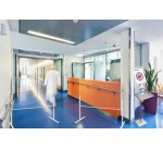 Kit de roulettes pour tableau de présentation, noir