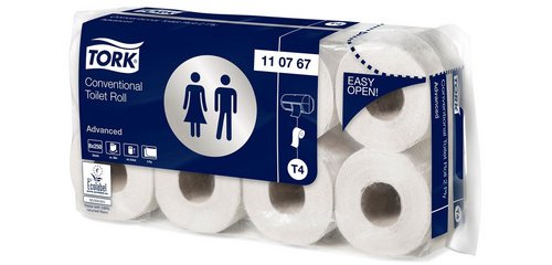TORK Papier toilette, 2 couches, blanc