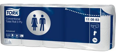 TORK Papier toilette, 3 couches, blanc