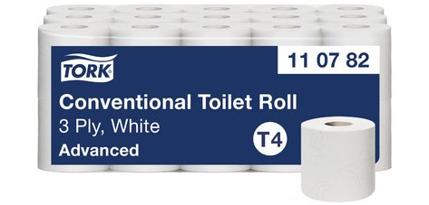 TORK Papier toilette, 3 couches, grand paquet, blanc