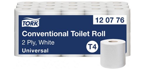 TORK Papier toilette, 2 couches, grand paquet, blanc