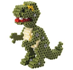 hama Perles à repasser midi 3D 'Dinosaures', coffret cadeau