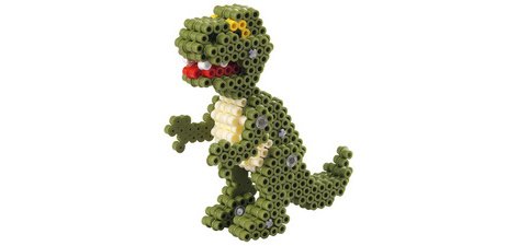 hama Perles à repasser midi 3D 'Dinosaures', coffret cadeau