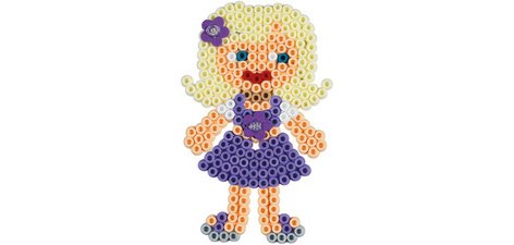 hama Perles à repasser midi 'Poupée à habiller', coffret