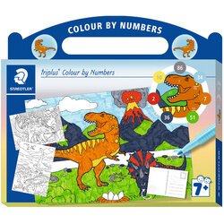 Kit de coloriage triplus 'Peinture au numéro Dino'