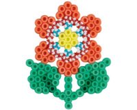 hama Perles à repasser midi 'Perles à rayures - Fleur'